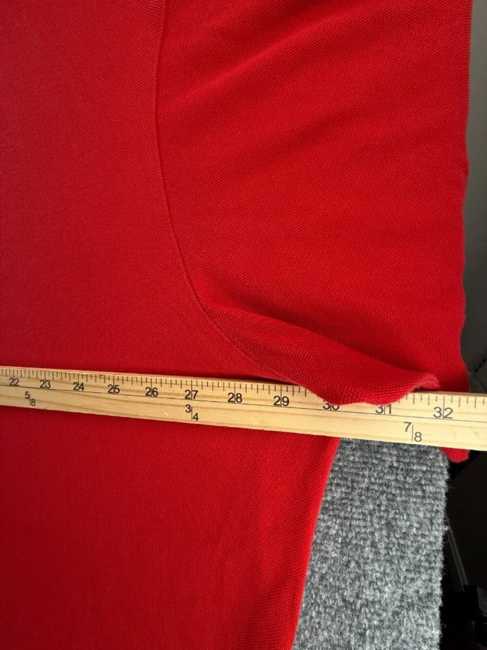 Polo Ralph Lauren Red Big Polo Shirt Short Sleeve Knit Mesh 3XLT Tall Cotton